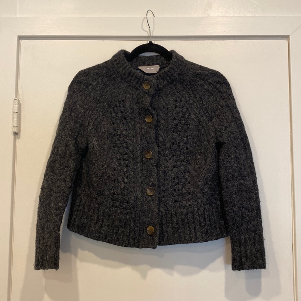 Everlane Charcoal Cloud Cardigan